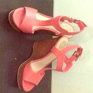 Mathis bittersweet grapefruit Tstrap platform shoe